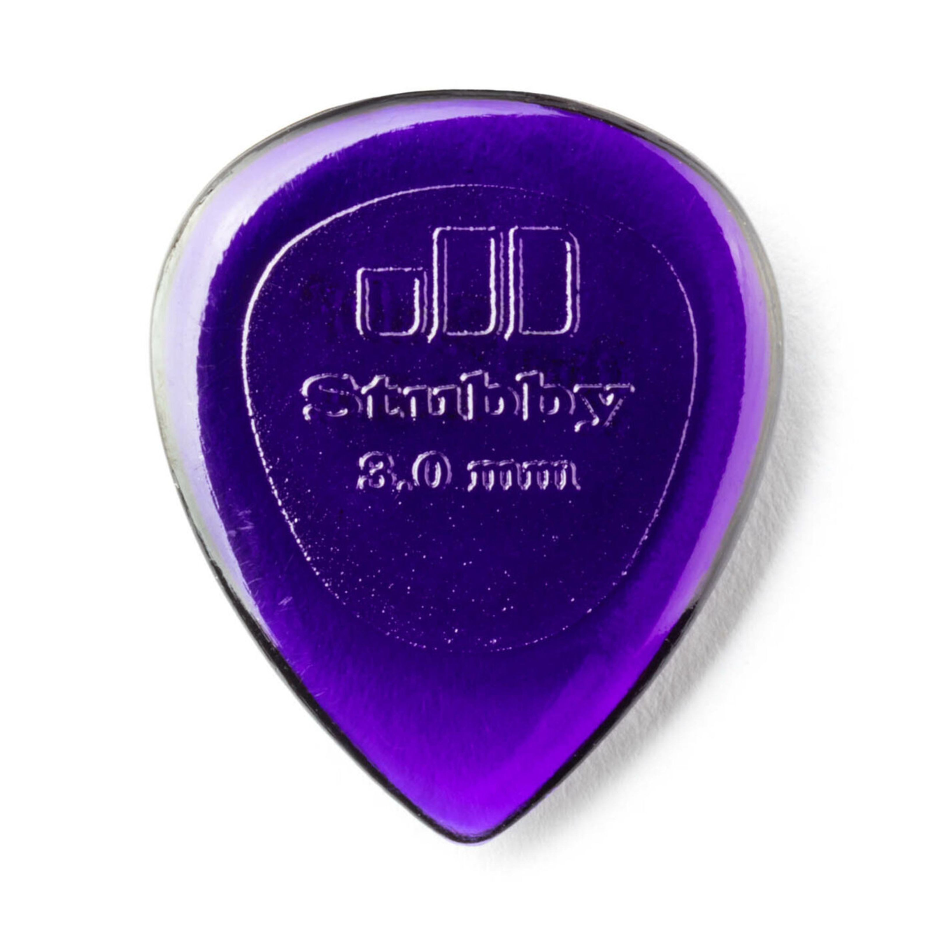 Dunlop Plektrum, 474P300 Stubby Jazz Picks 3,00 mm - Plektren Set