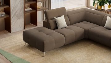 Sofanella Ecksofa Sofanella Ecksofa MARBELLA Polsterecke Eckcouch Stoffsofa in Schwarz