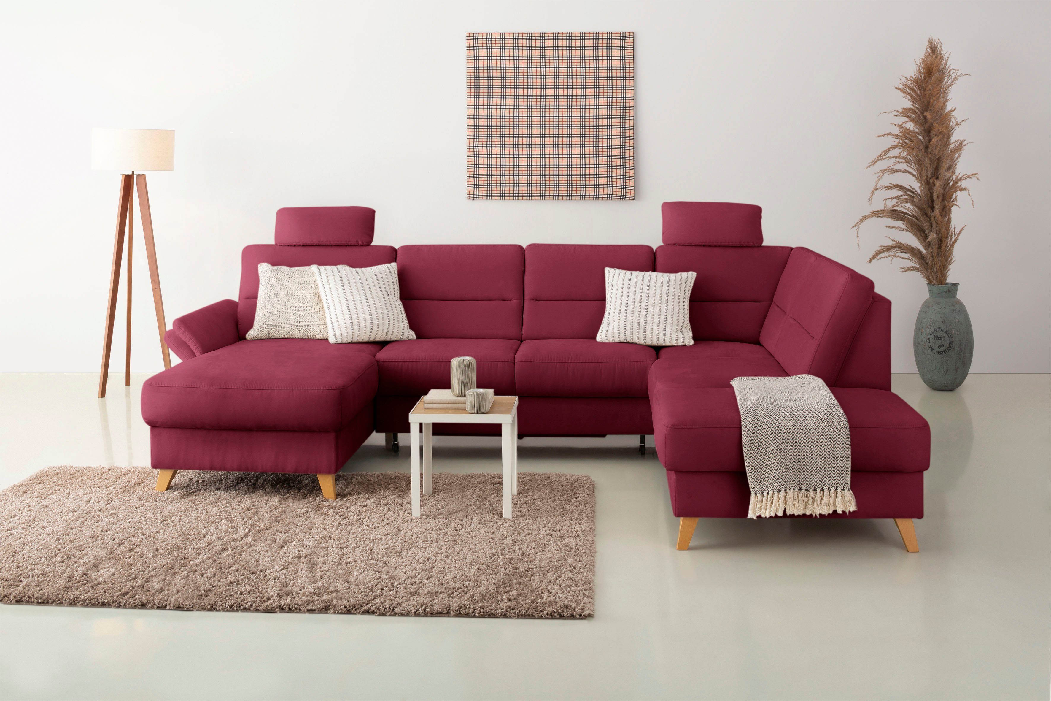 Home affaire Wohnlandschaft Westerland U-Form, Federkern, günstig online kaufen