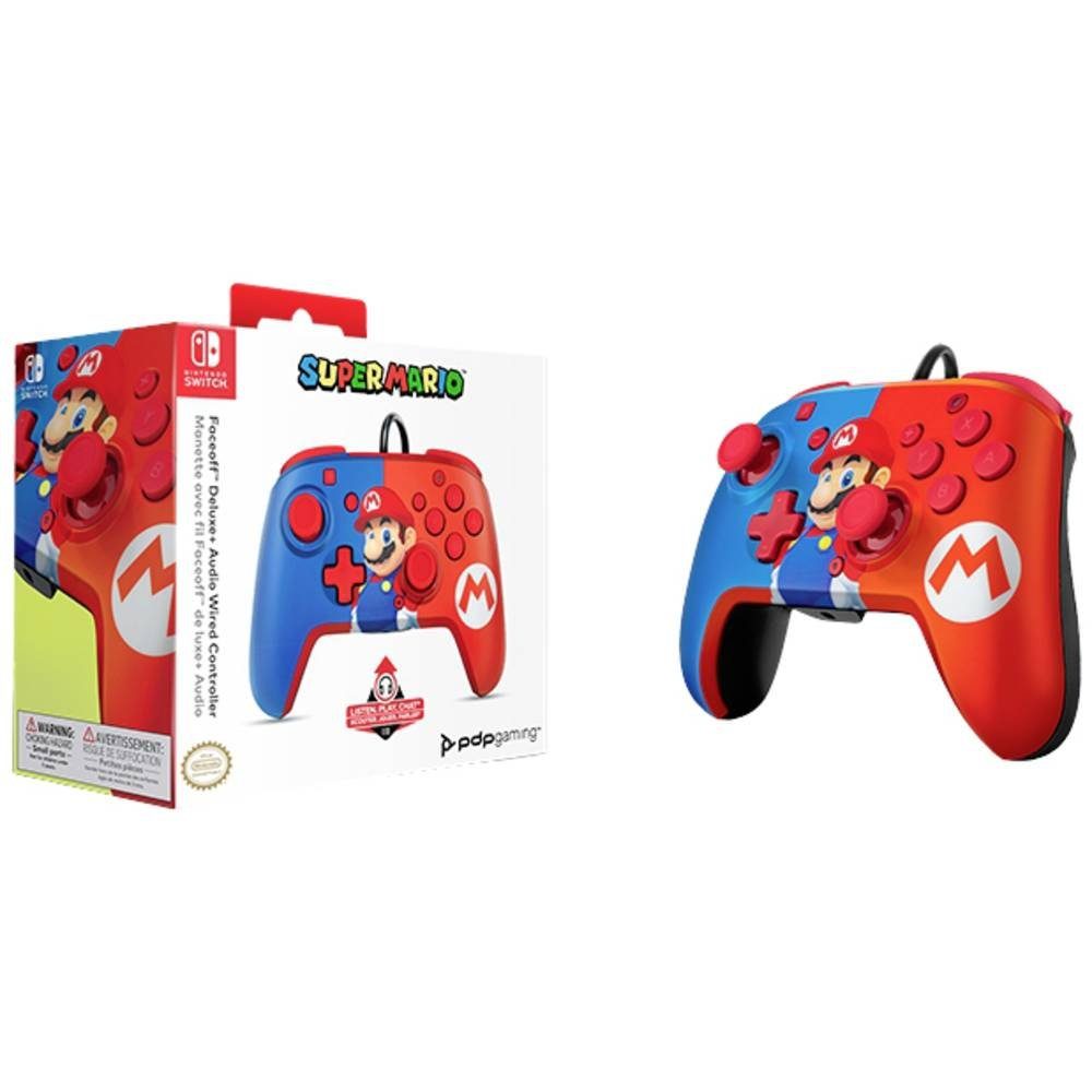 Mario Switch pdp Deluxe+Audio Smart-Home-Steuerelement Faceoff Controller