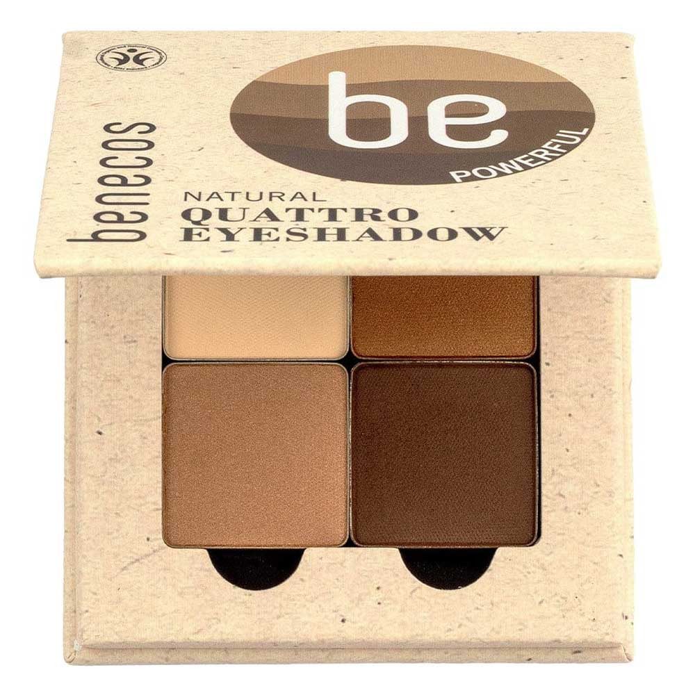 Benecos Lidschatten Natural Quattro Eyeshadow - Coffee & Cream 8g