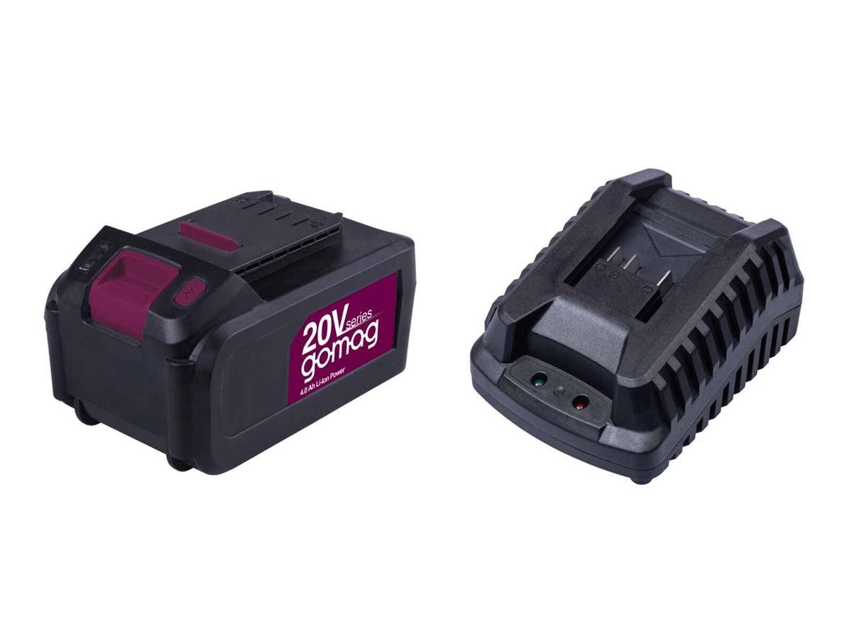Gomag GO-SK4.0 Akku Starter-Set Gomag GO-SK4.0 (20V V, 2 St), LED-Anzeige – Bild 2 von 2