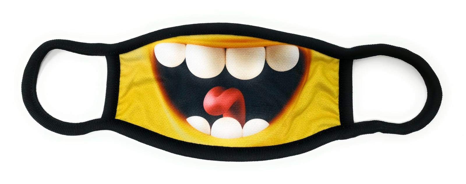 Dilara Mund-Nasen-Masken Baumwollmasken mit Sprüchen & Motiven - Gesicht Stoffmasken Aufdruck, aus Baumwolle - Waschbar, Atmungsaktiv & Wiederverwendbar