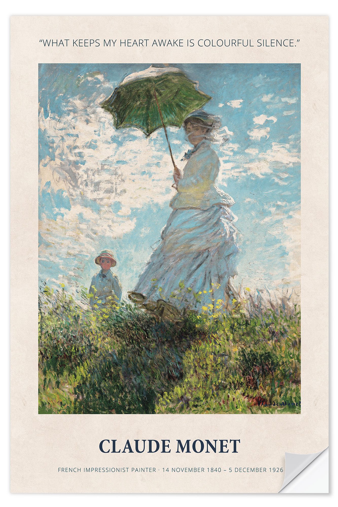 Wandfolie Claude Monet