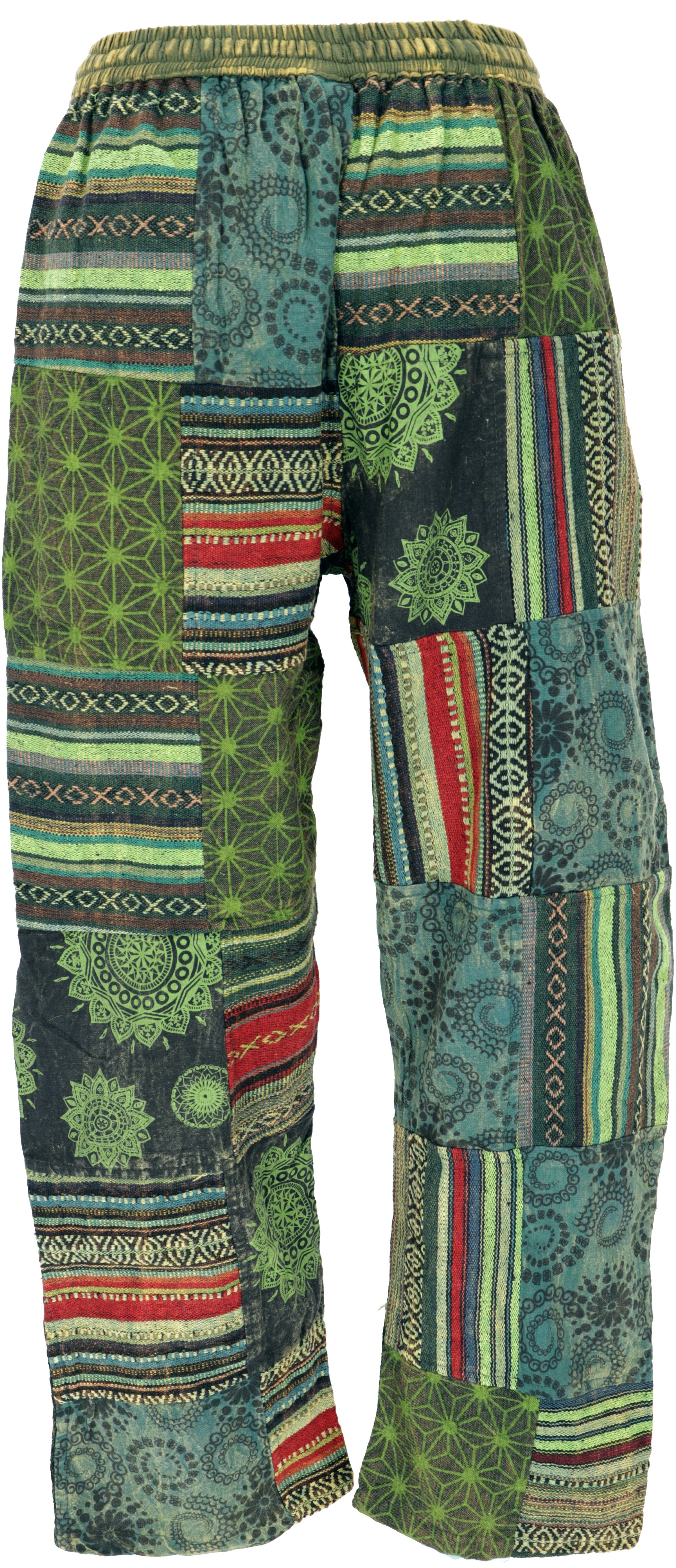 Guru-Shop Relaxhose Patchwork Yogahose, Goa Hose, günstig online kaufen