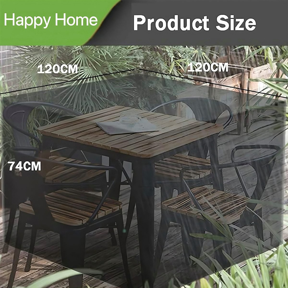 Happy Home Gartenmöbel-Schutzhülle Gartenmöbelabdeckung420D PVC Stoff Oxfor günstig online kaufen