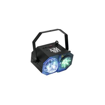 EUROLITE Discolicht LED Mini Hybrid Laserflower FE-4 Vielfältige Lichtspiele Laser Wash