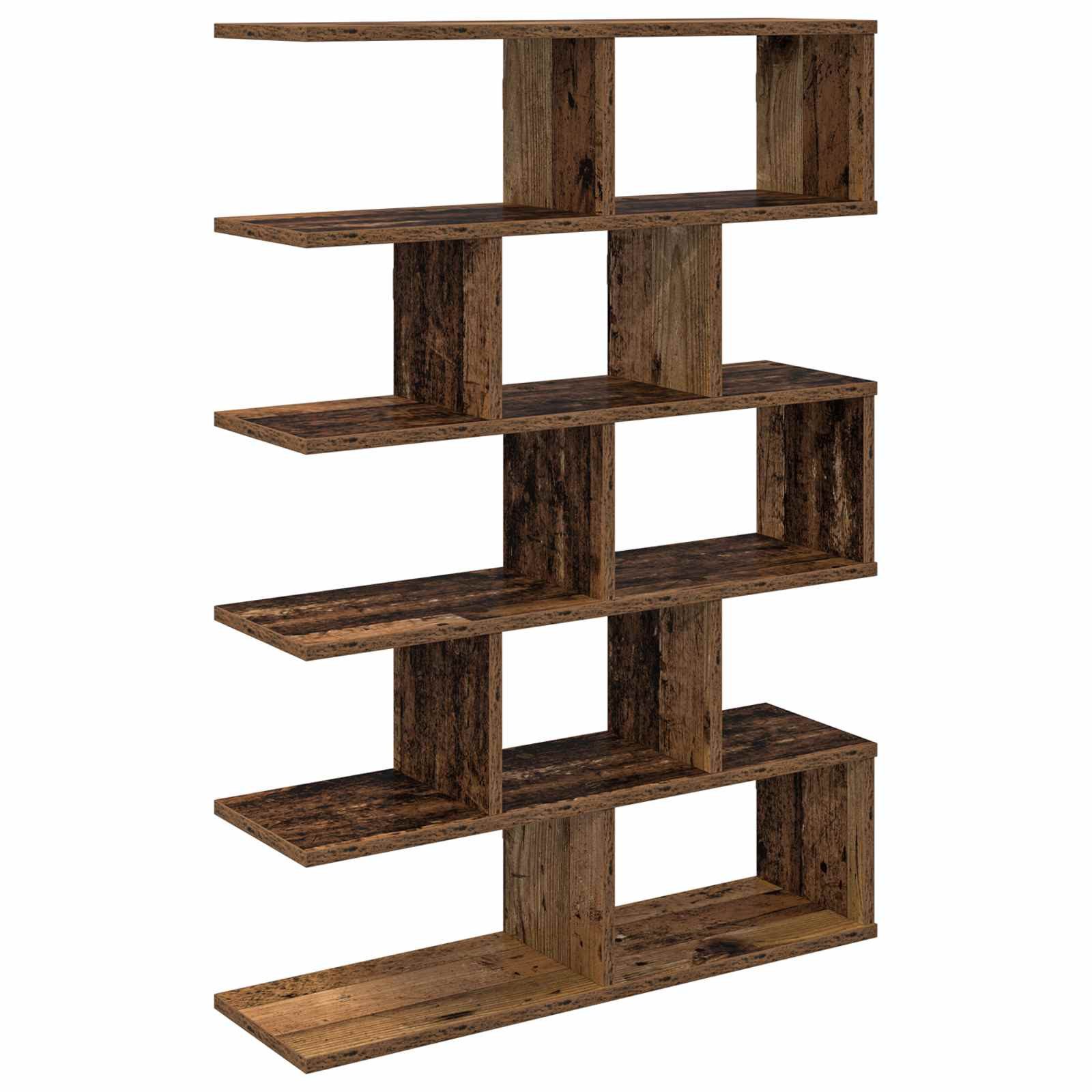 vidaXL Regal Wandregal Altholz 70 x 20 x 100 cm Holzwerkstoff, 1-tlg.