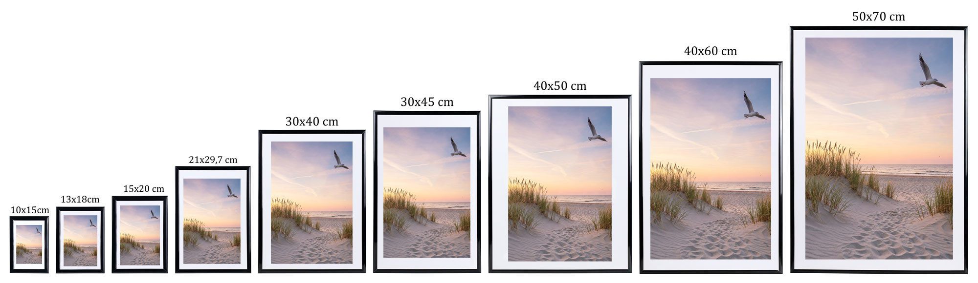 IDEAL TREND Bilderrahmen Bilderrahmen Fotorahmen aus Kunststoff Bilder Foto günstig online kaufen