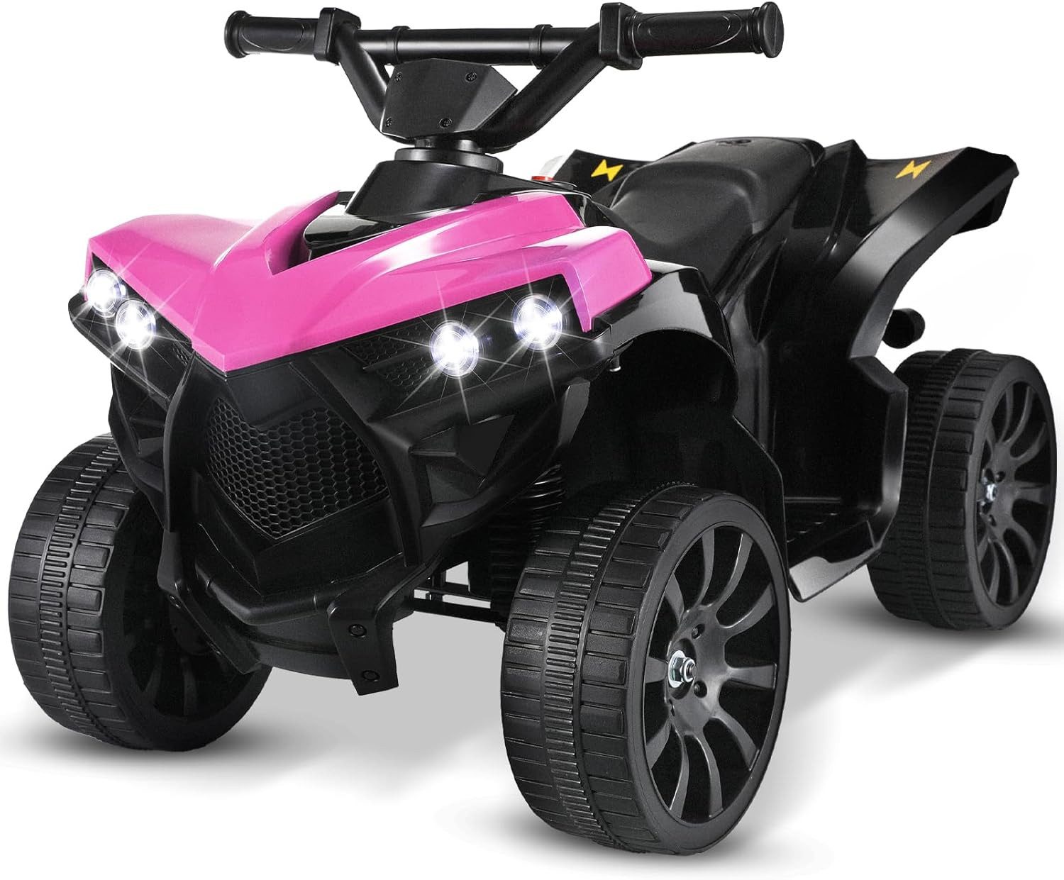 TLGREEN Elektro-Kinderquad, Kinder Elektro Motorrad, 6V Spielmotorrad mit MP3 Player & LED Licht, 3 km/h, Geeignet für Kinder ab 3 Jahren