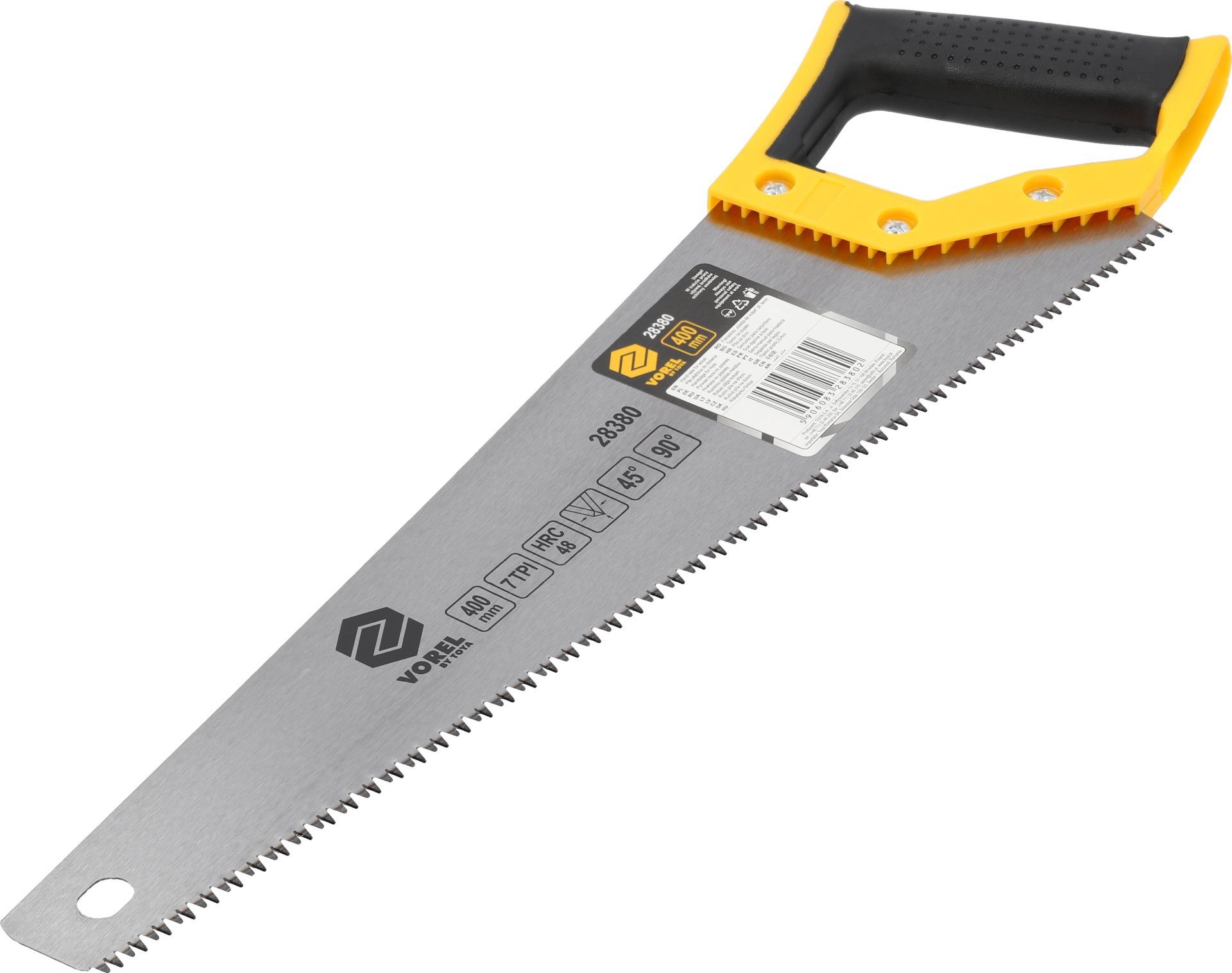 TRIZERATOP Handsäge Handsäge 400 mm mit 3-fach geschliffenen Zähnen, 7 TPI (Handsäge 400 mm mit 3-fach geschliffenen Zähnen, 7 TPI), Stabil