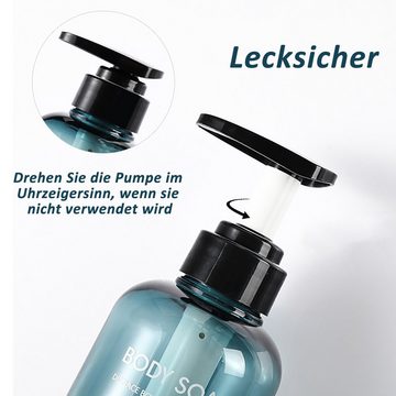 CALIYO Seifenspender 3er Pack Shampooflasche Pumpspender, Seifenspender Flasche