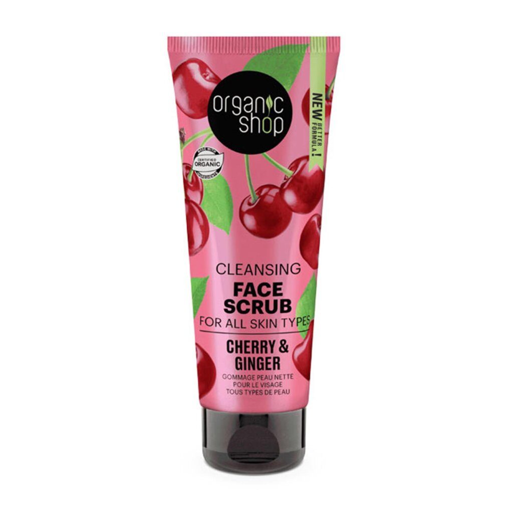 Organic Shop Körperpeeling Cleansing Exfoliante Facial Cerezas 75ml