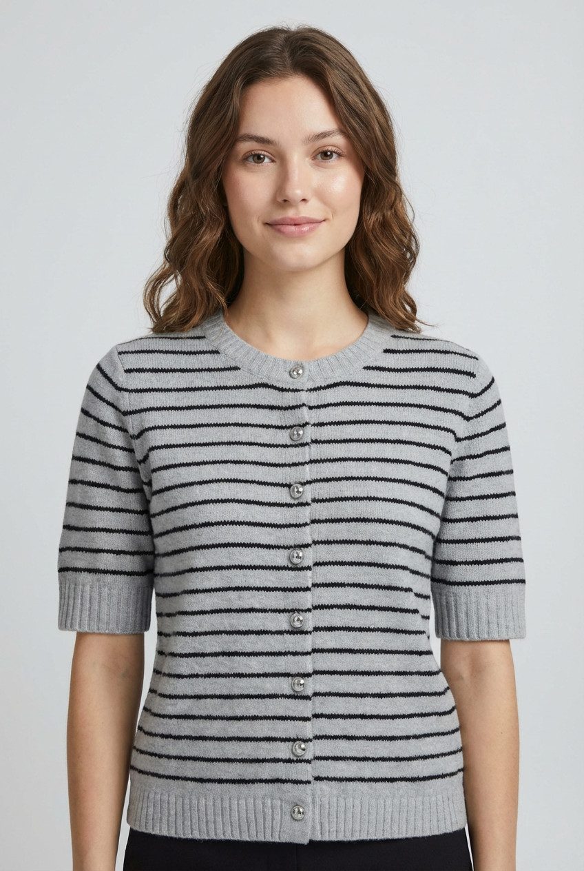 ONLY Strickjacke ONLCHESTER LIFE SS STRIPE CARDI CC KNT