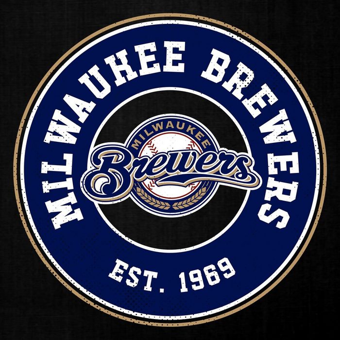 Quattro Formatee Hoodie Milwaukee Brewers Kapuzenpullover Hoodie (1-tlg)