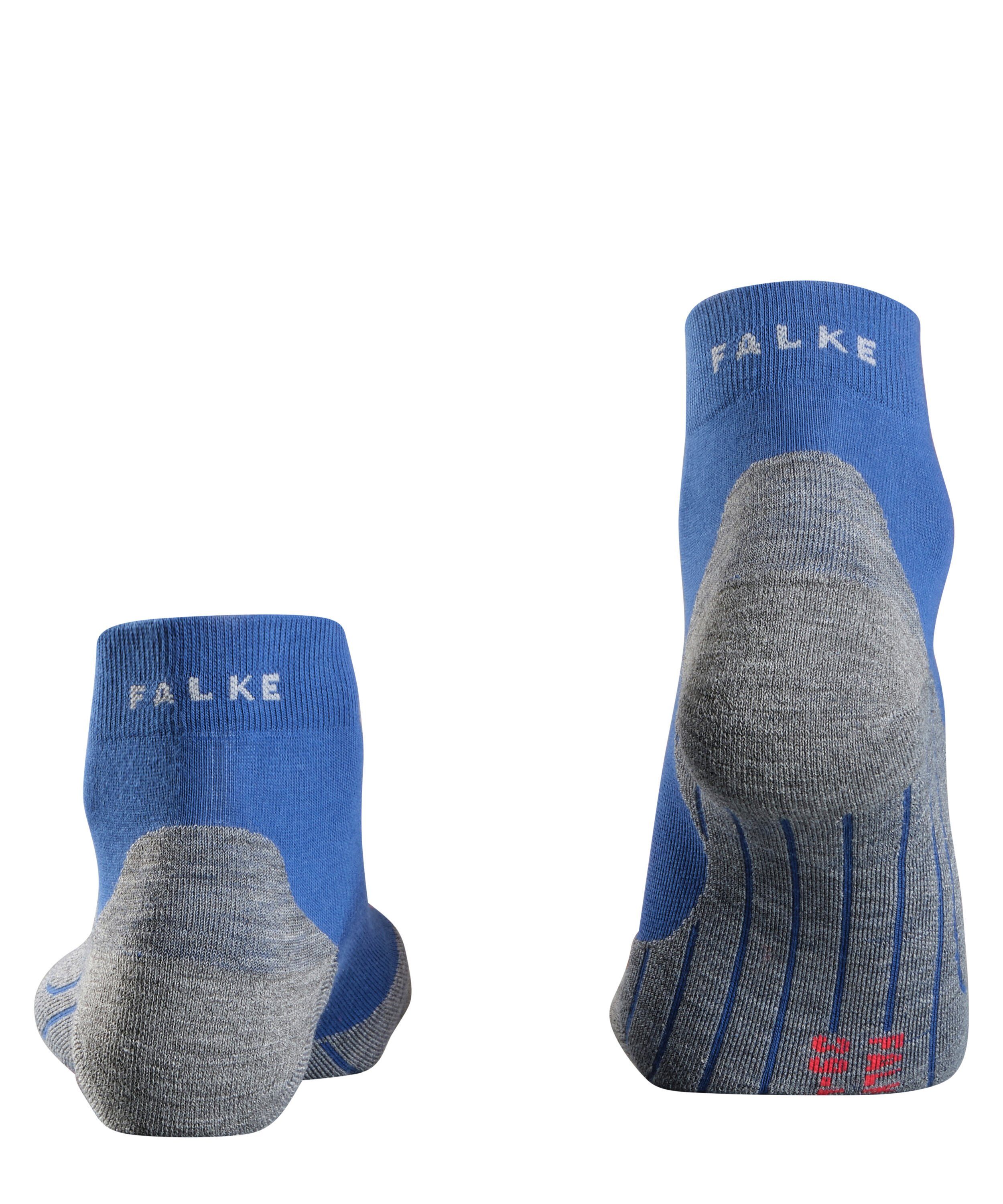 RU4 FALKE (6451) (1-Paar) Short leichte mit Laufsocke athletic Polsterung mittlerer Endurance blue Laufsocken