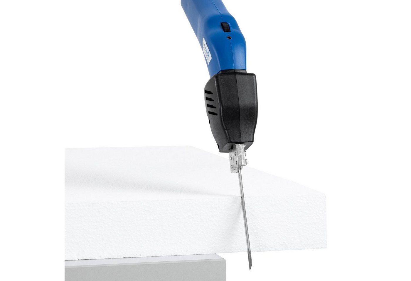 Thumbnail - BAUTEC Heißdrahtschneider gerade Klinge 100 mm für Styrocutter 250W für Dauerbetrieb, Kombi-Set