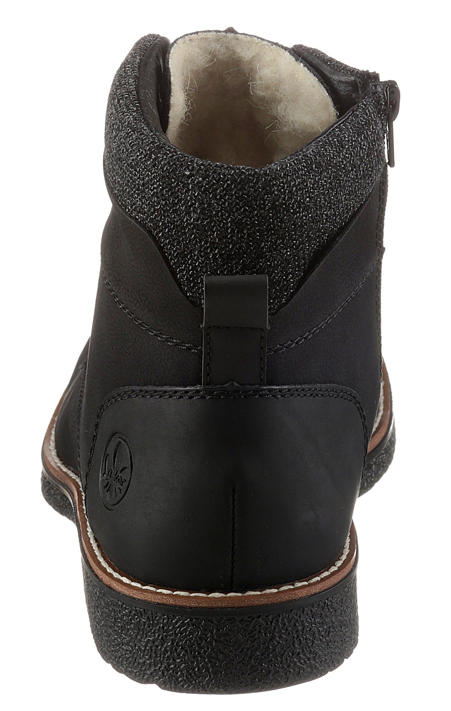 Rieker Schnürstiefelette mit wärmendem Schurwollfutter günstig online kaufen