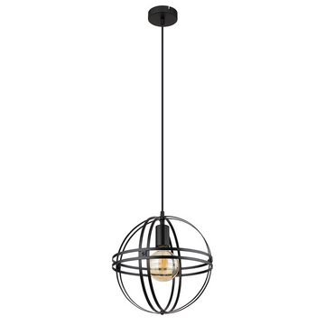 etc-shop Pendelleuchte, Hängeleuchte Deckenlampe Pendellampe Designleuchte Metall Kugel