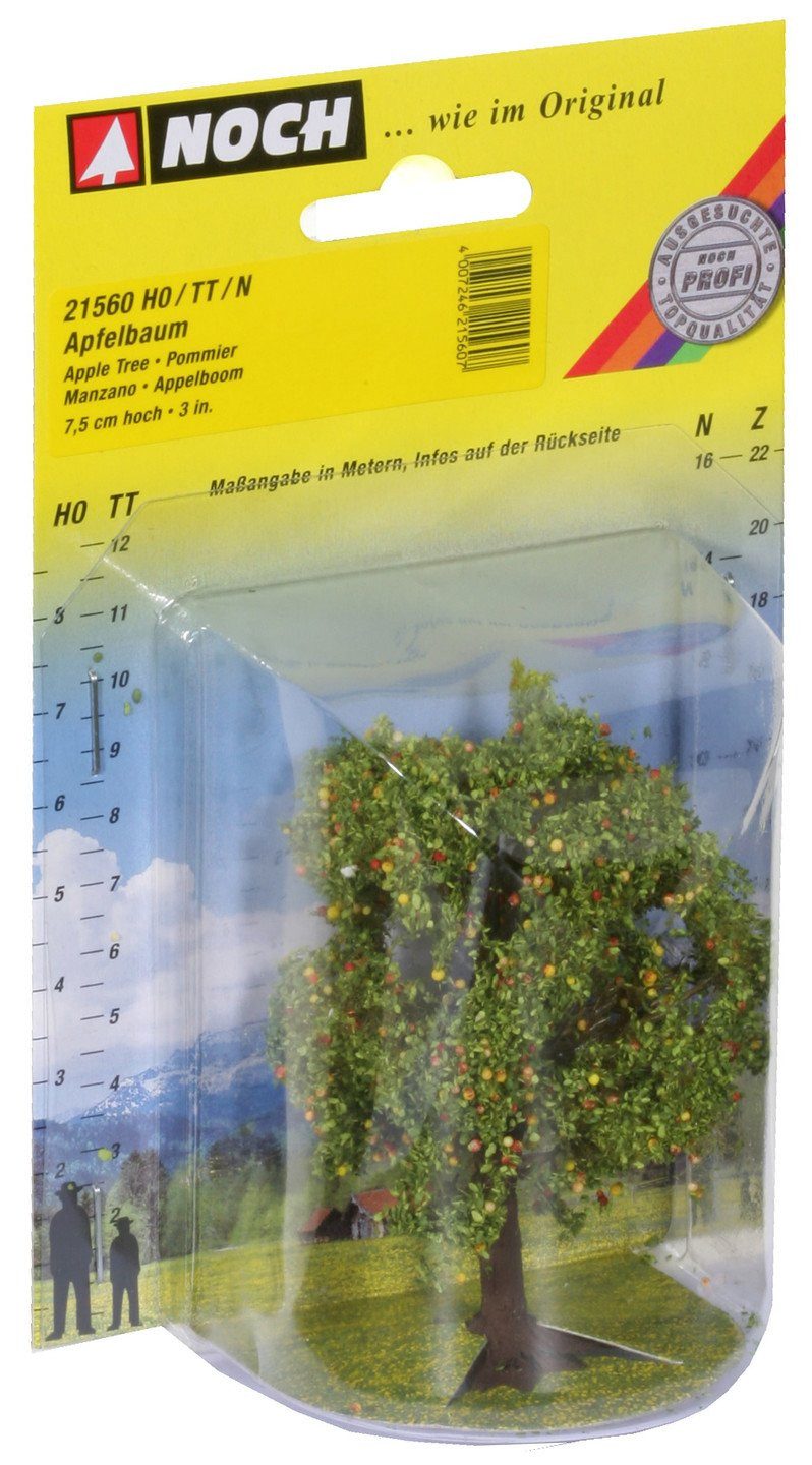 NOCH Dekobaum NOCH Apfelbaum mit Früchten, Modellbaum mit roten