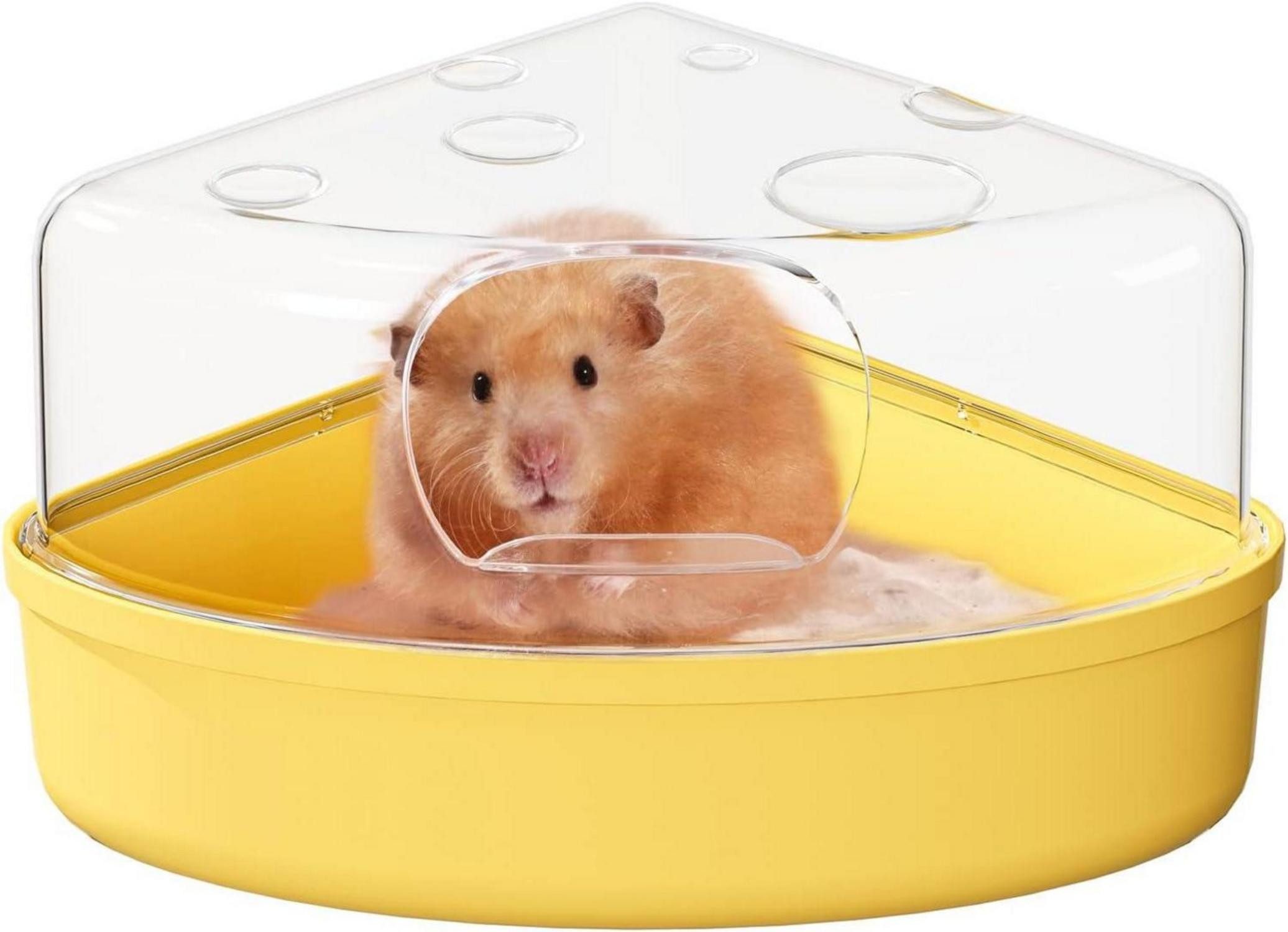 Kleintierkäfig Hamster Sandbad Trockenbad Sandkasten Toilette Chinchilla Hamster