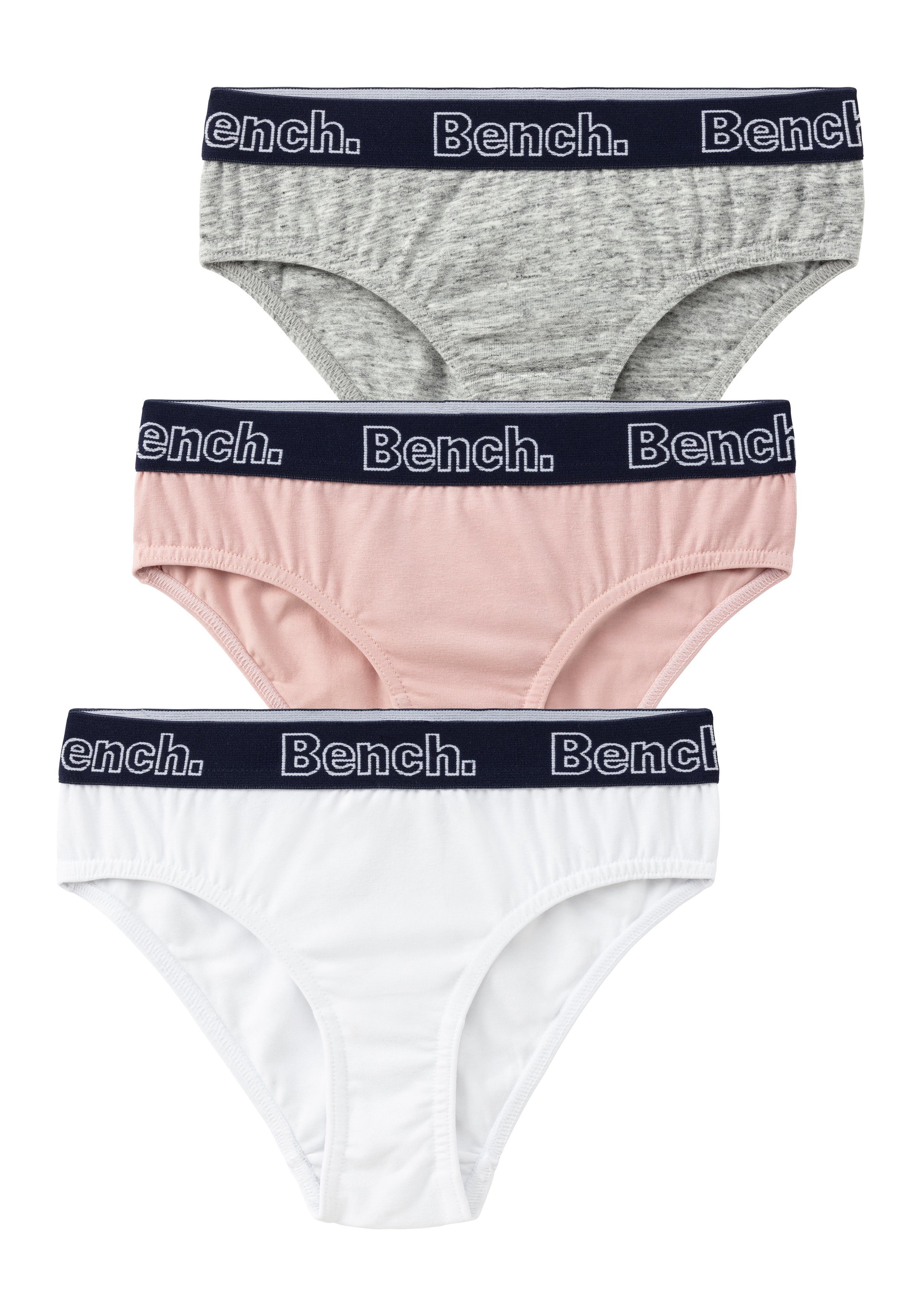 Bench. Slip (Packung, 3-St) mit Logo Webbund