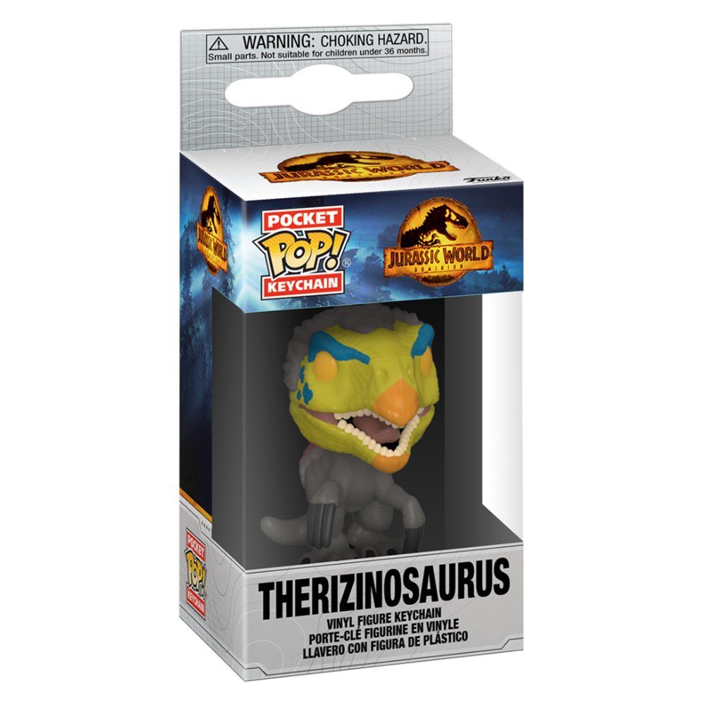 Funko POP! - World Pocket 3 Therizinosaurus Schlüsselanhänger Jurassic