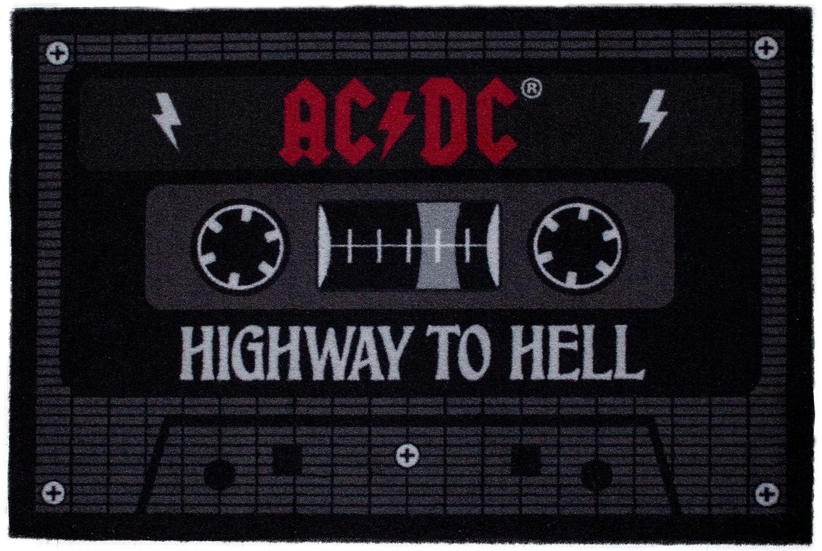 Teppich AC/DC Höhe: x Rechteckig, Mr. cm, Ghorbani, 40 Kassetten mm 3 60 Türmatte Tape