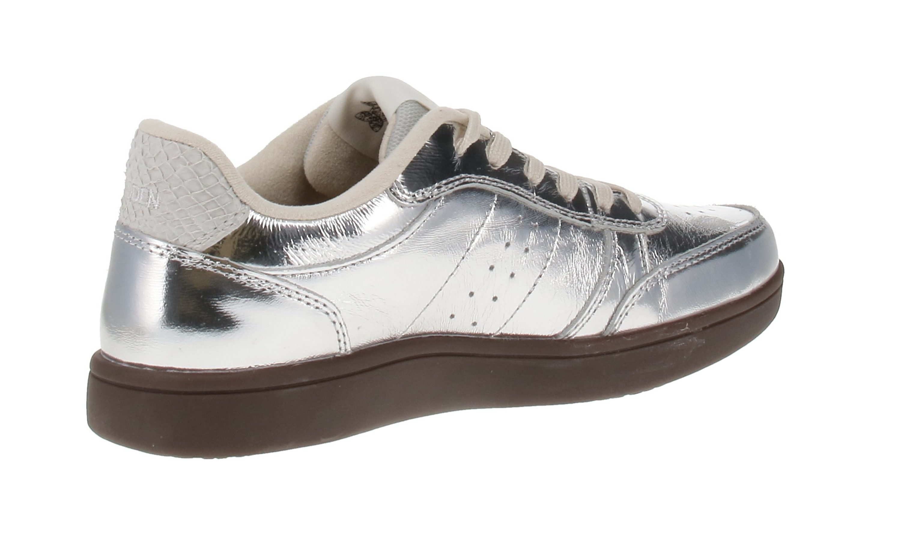 WODEN Woden WL598 Bjork Leather - Damen Schuhe Sneaker - 039-Silver Sneaker