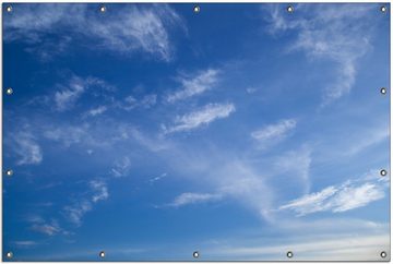 Wallario Sichtschutzzaunmatten Blauer Himmel mit vereinzelten Wolken