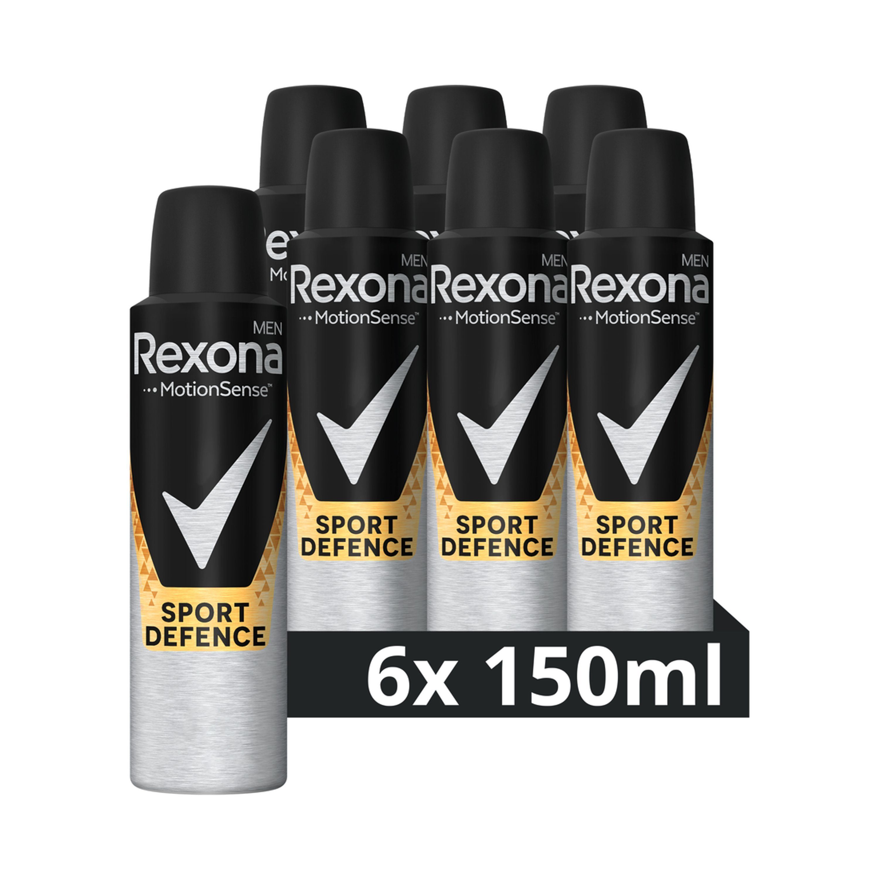 Rexona Deo-Set Rexona Men MotionSense Deo Spray 6x 150ml Deodorant Männerdeo | Deos