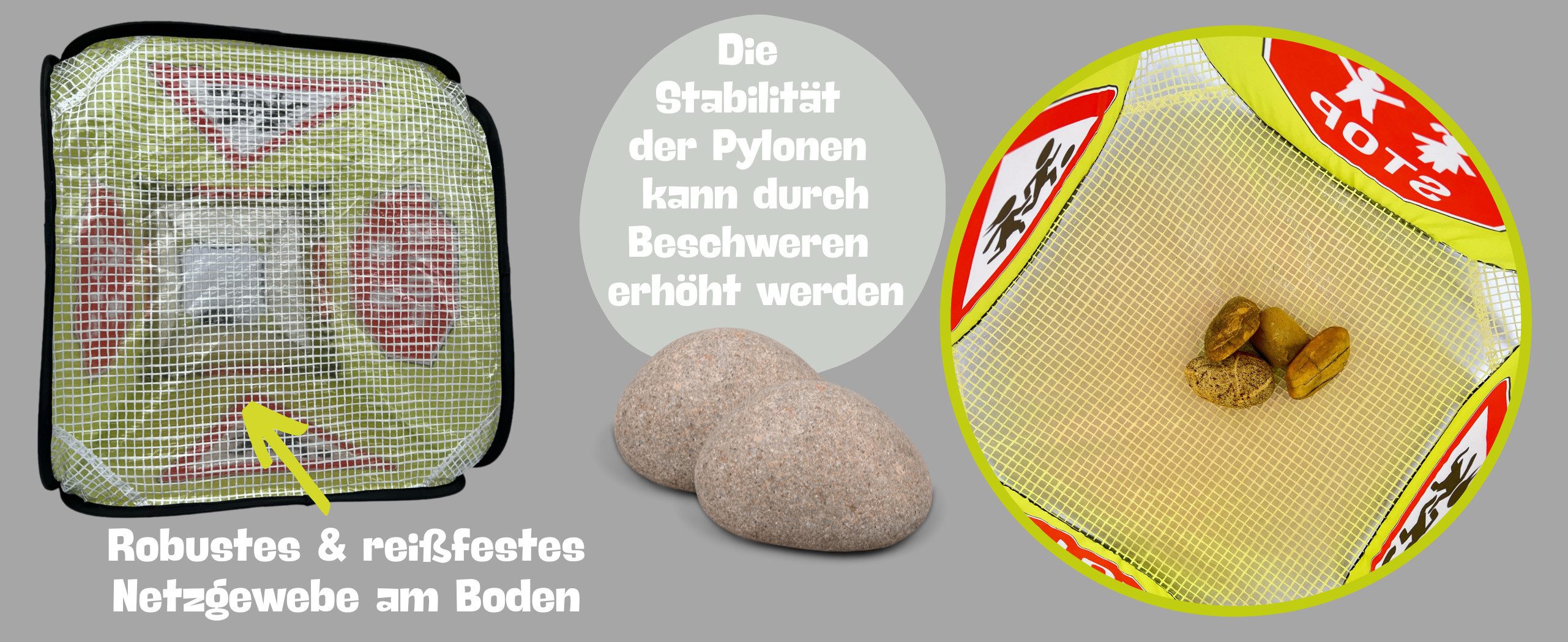 HECKBO Warnschild 2x Straßenwarnschild Achtung Kinder Schild spielende + Wimpelkette – Bild 4 von 5