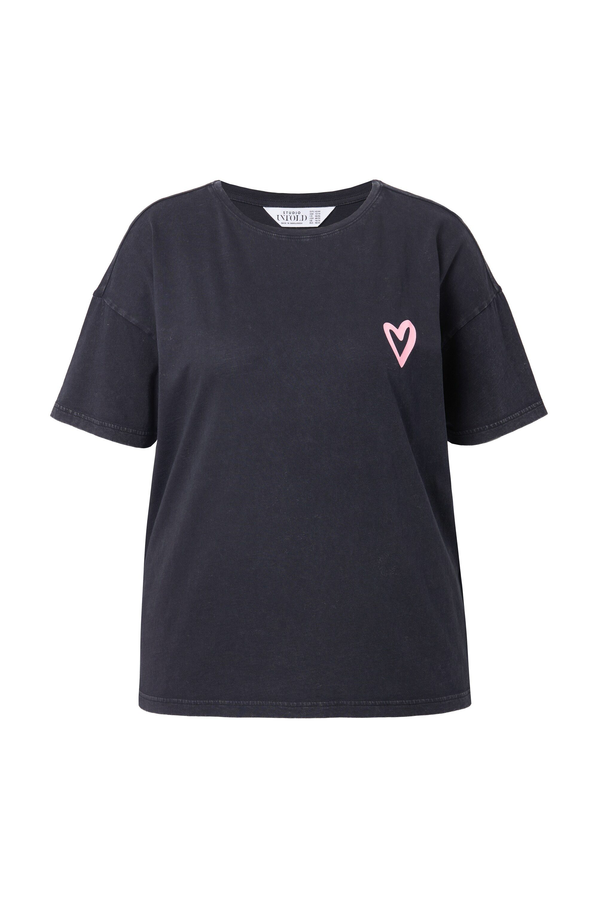 Studio Untold T-Shirt T-Shirt oversized Heart Vintage Look günstig online kaufen