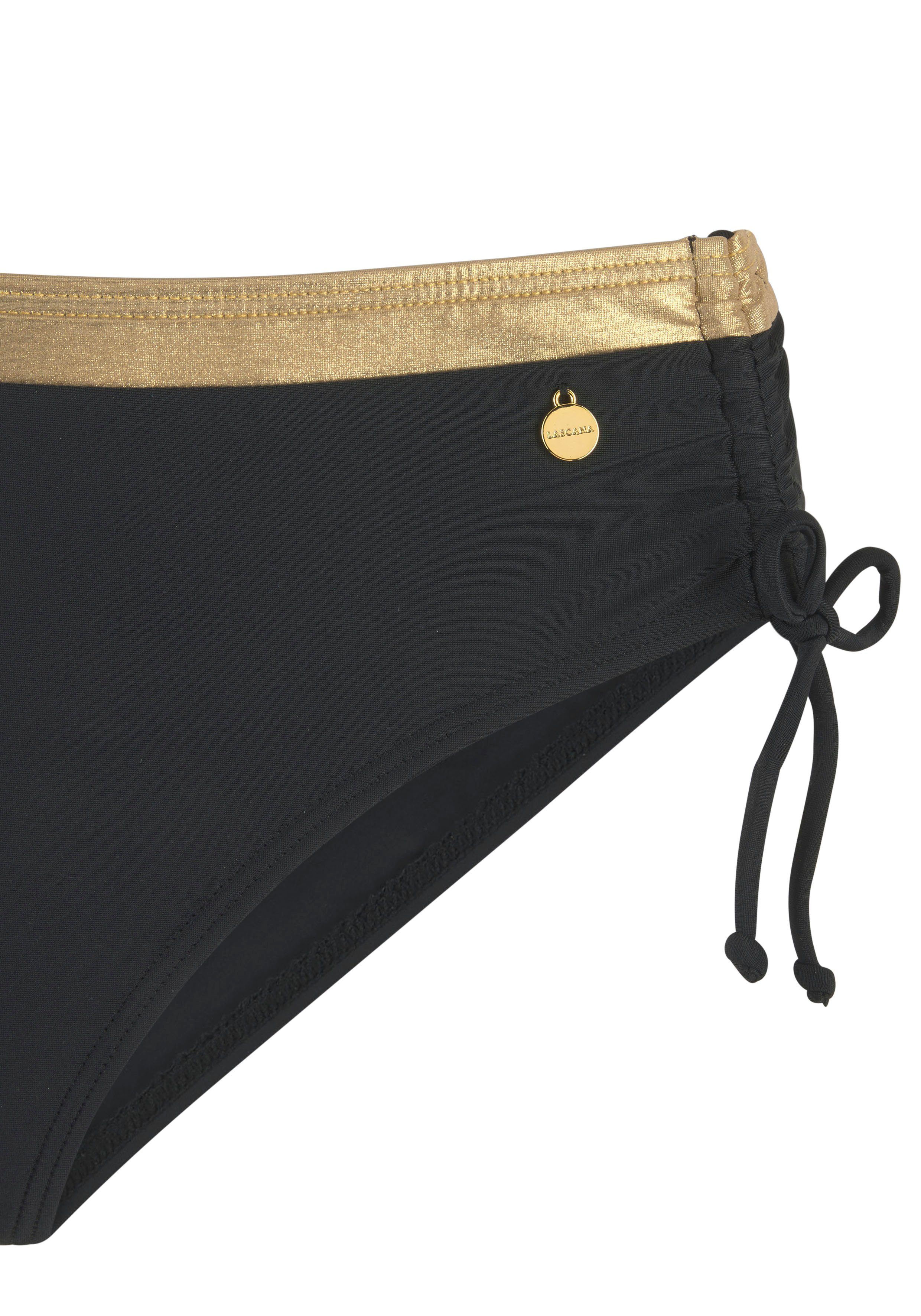 LASCANA Bikini-Hose Elodie mit trendigem Materialeinsatz