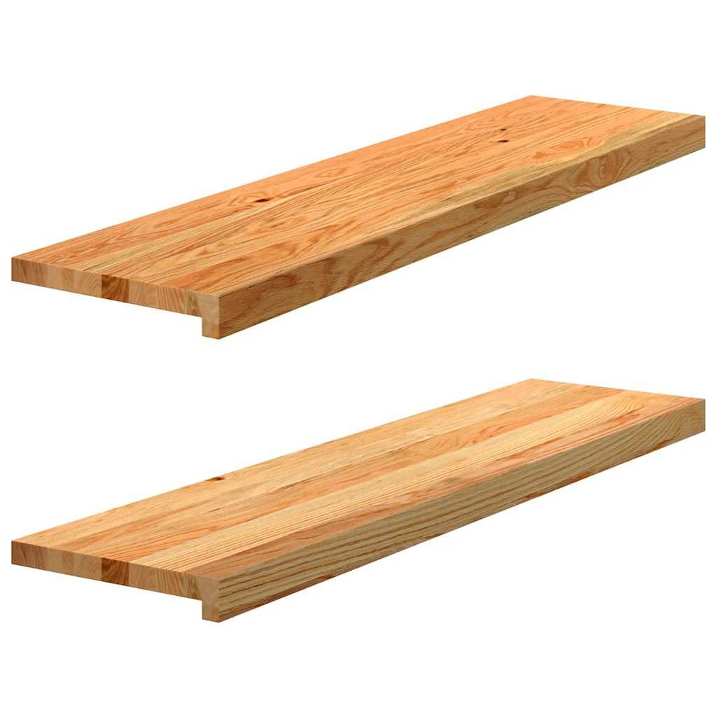 vidaXL Stufenmatte 100 x 30 x 2 cm Treppenstufen Holzstufen Treppenauflage 100x30x2 cm Ma