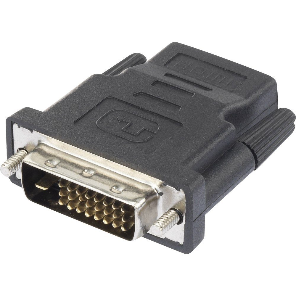 Renkforce RF-4212228 HDMI / DVI Adapter [1x HDMI-Buchse - 1x DVI-Steck TV-Adapter