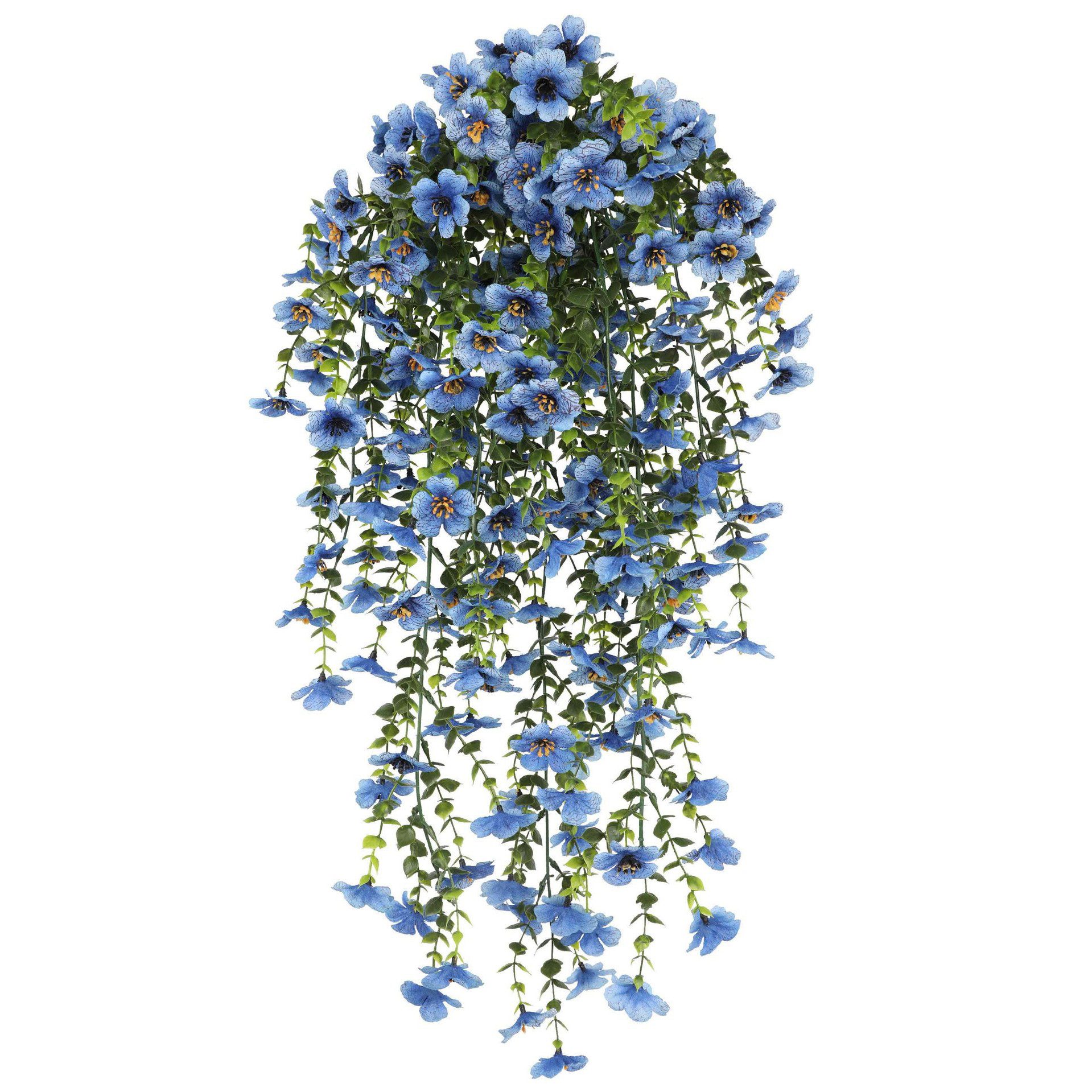 Kunstranke Kunstranke Veilchenranken, künstliche hängende Pflanzen, Coonoor, Künstliche Blumen für den Außenbereich, Wanddekoration
