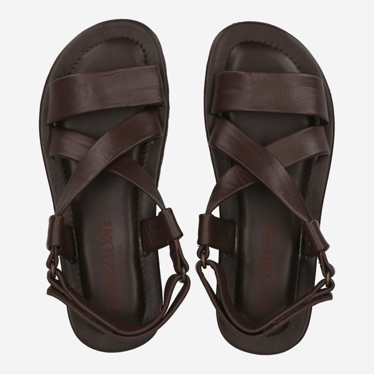 Emozioni Emozioni M5408 MARRONE, Sandaletten, Braun, Herren Sandalette