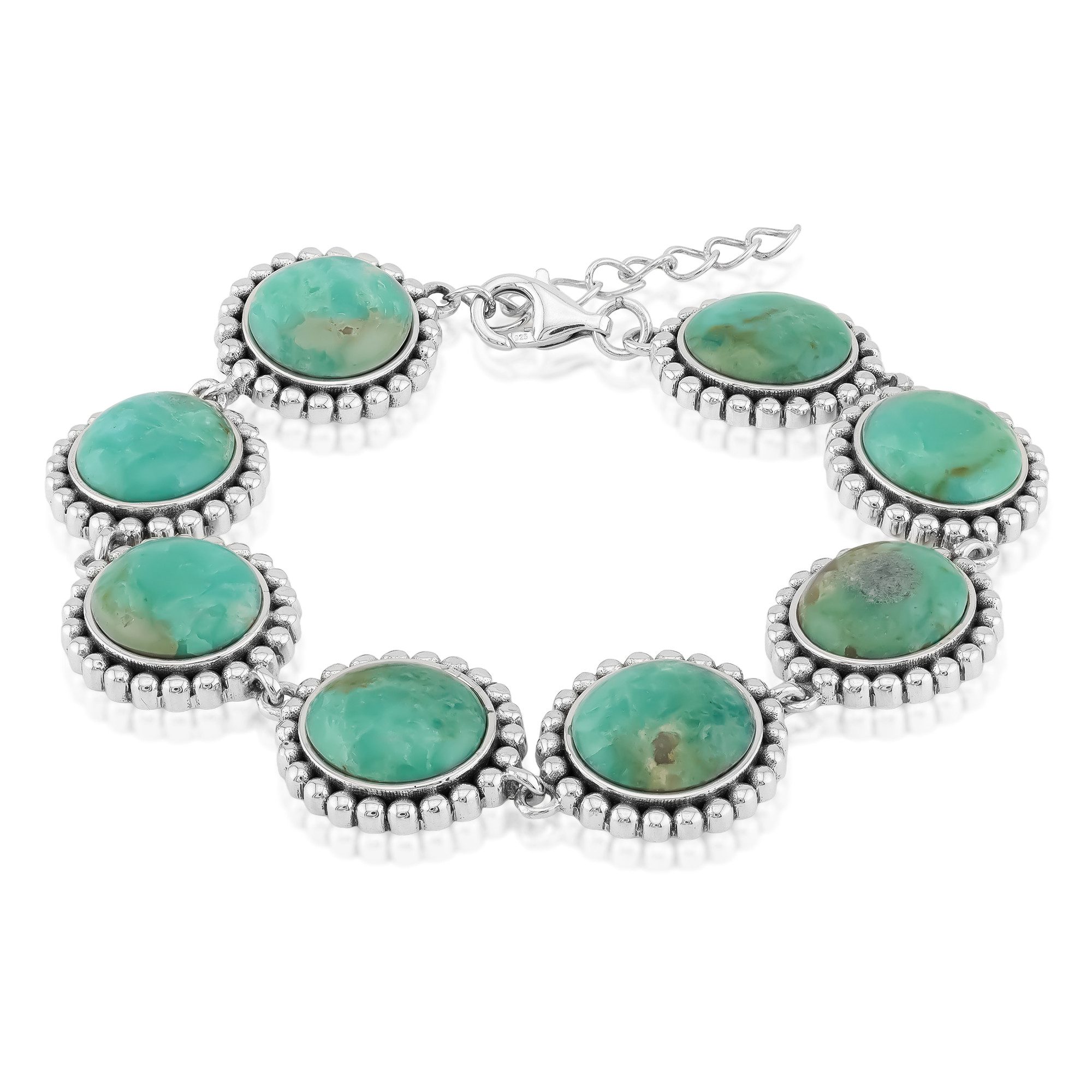 Cavill Silberarmband Cavill Kingman Mohave Türkis, 17,785 ct, 925 Silber Armband (1-tlg)