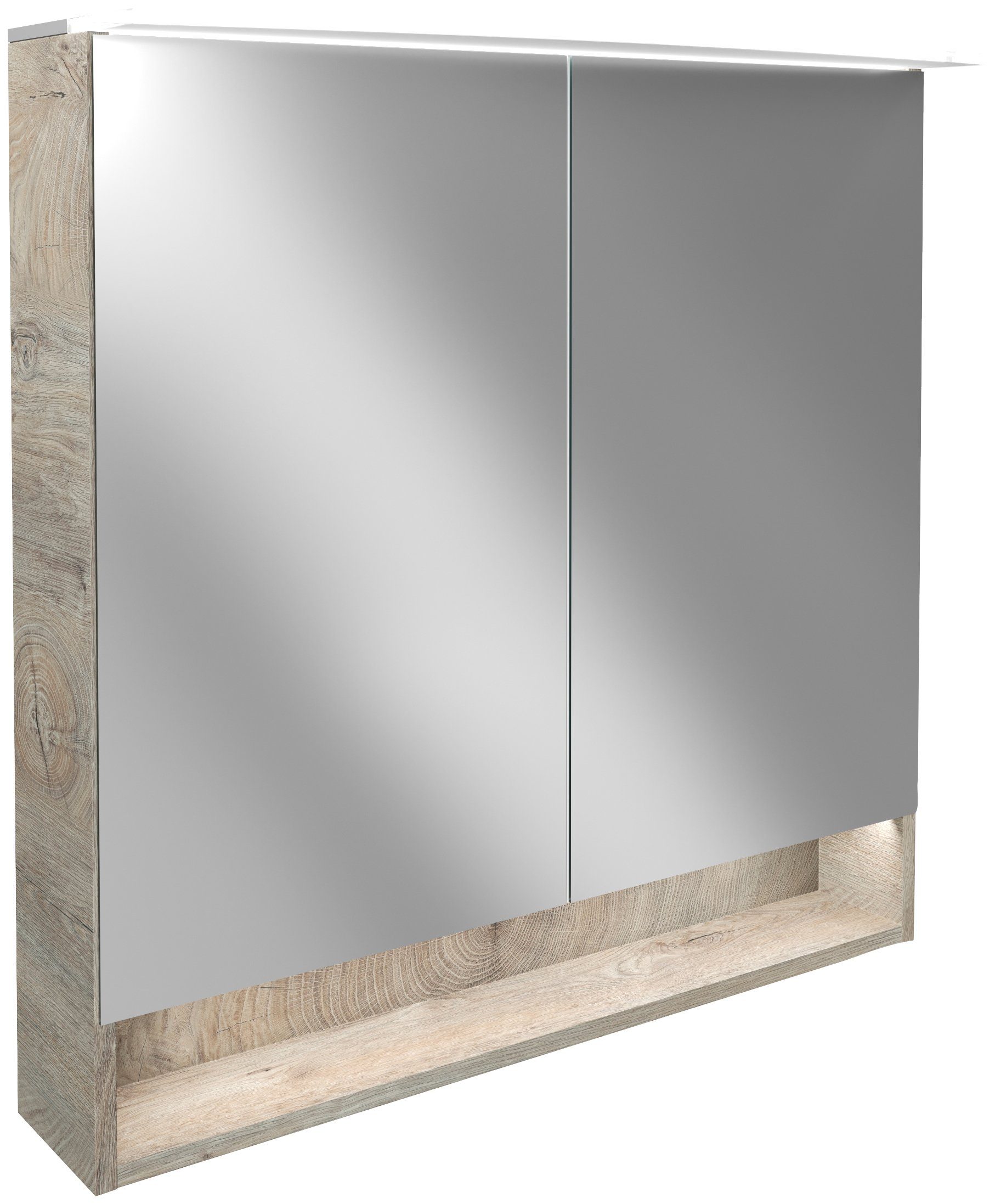 FACKELMANN Spiegelschrank für bequemes Badmöbel, Innenspiegel B.Style 180°-Styling