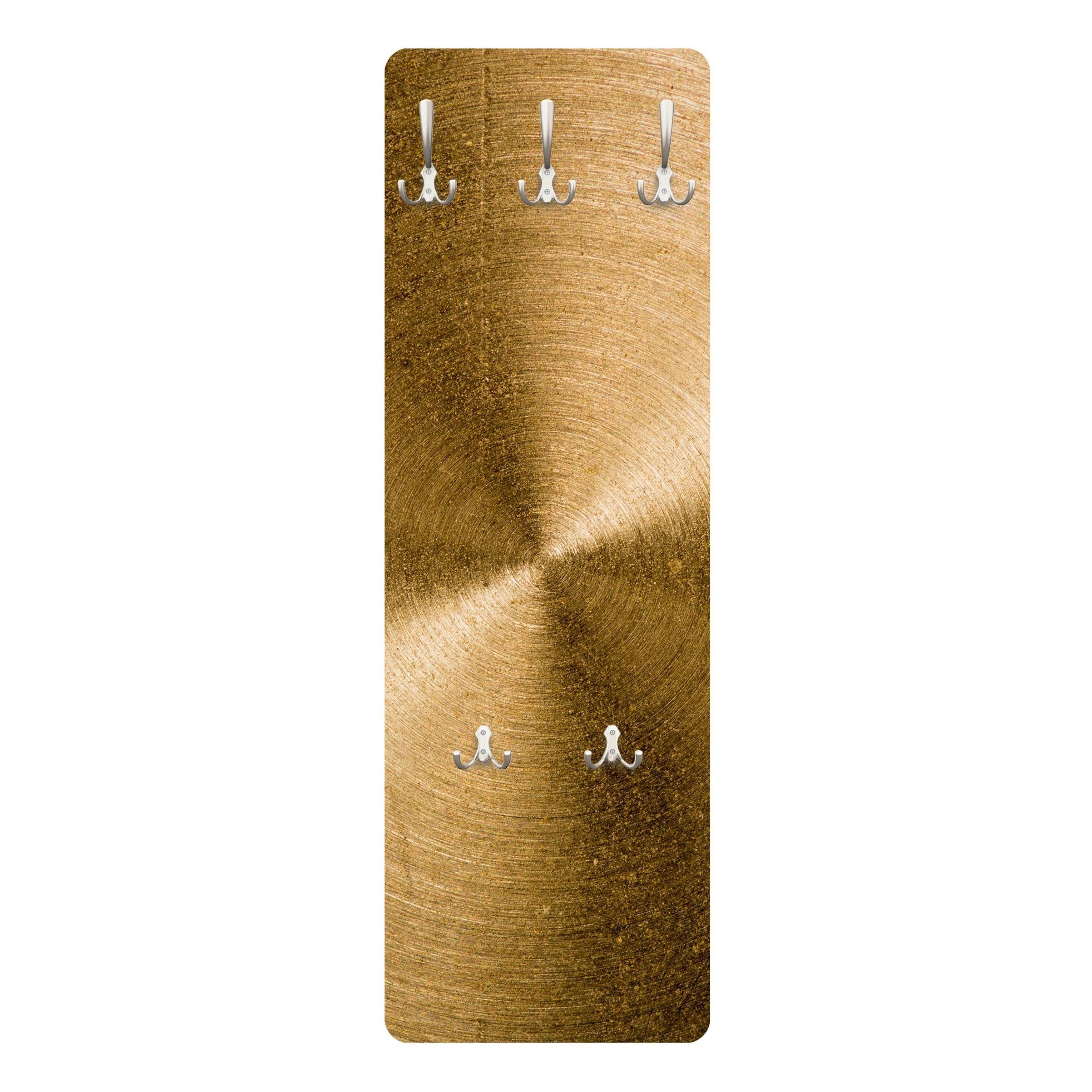 Bilderdepot24 Garderobenpaneel gold Muster Goldener Kreis günstig online kaufen