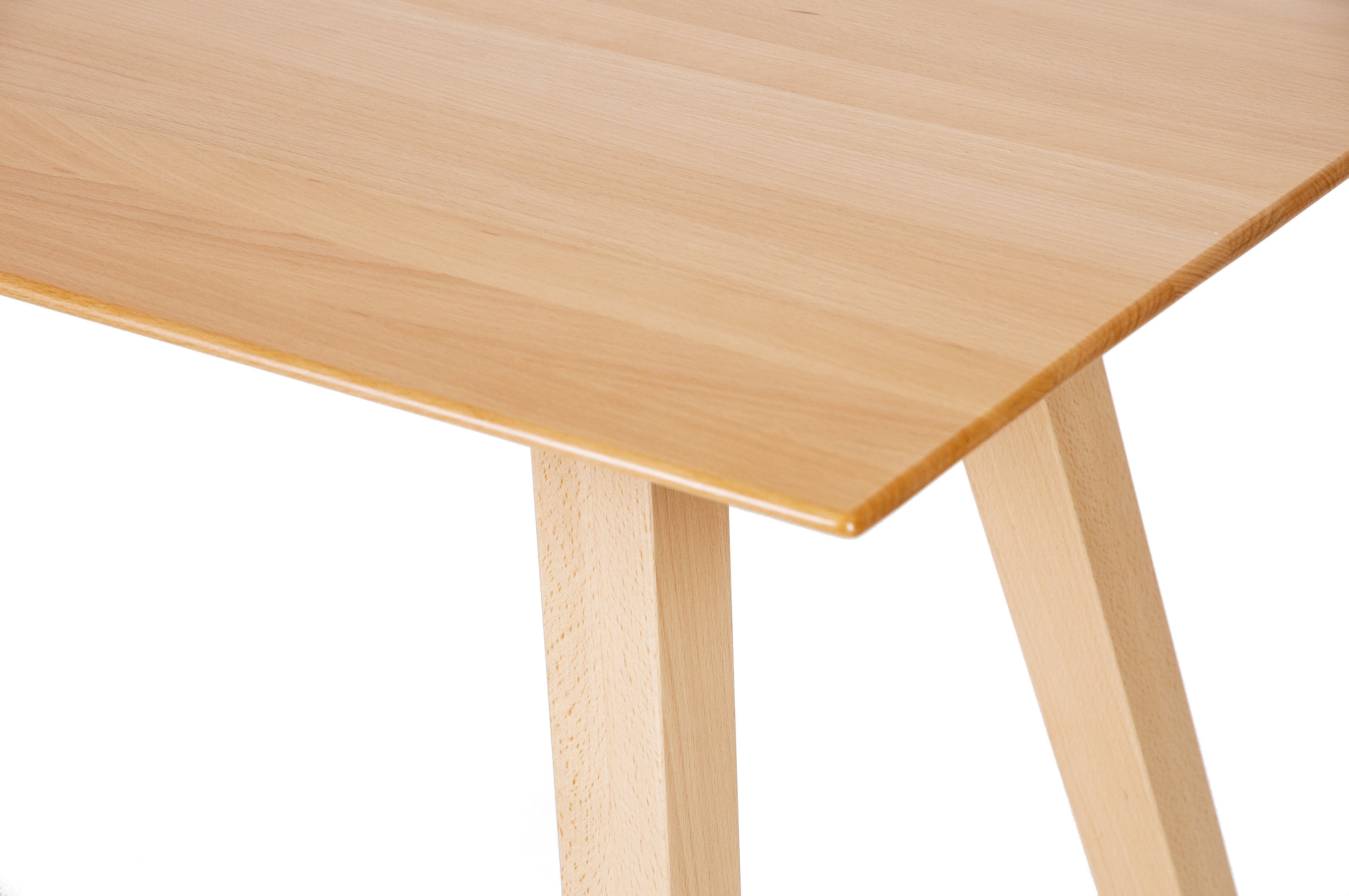 A+ Tisch in Küchentisch, Lamellen Massivholz, durchgehenden Massivholz kundler Qualität Buche Natürliche', 'Der home Tischplatte Buche mit Esstisch 110x75cm,