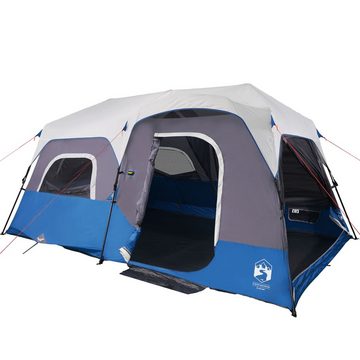 vidaXL Vorzelt Campingzelt mit LED Blau 441x288x217 cm