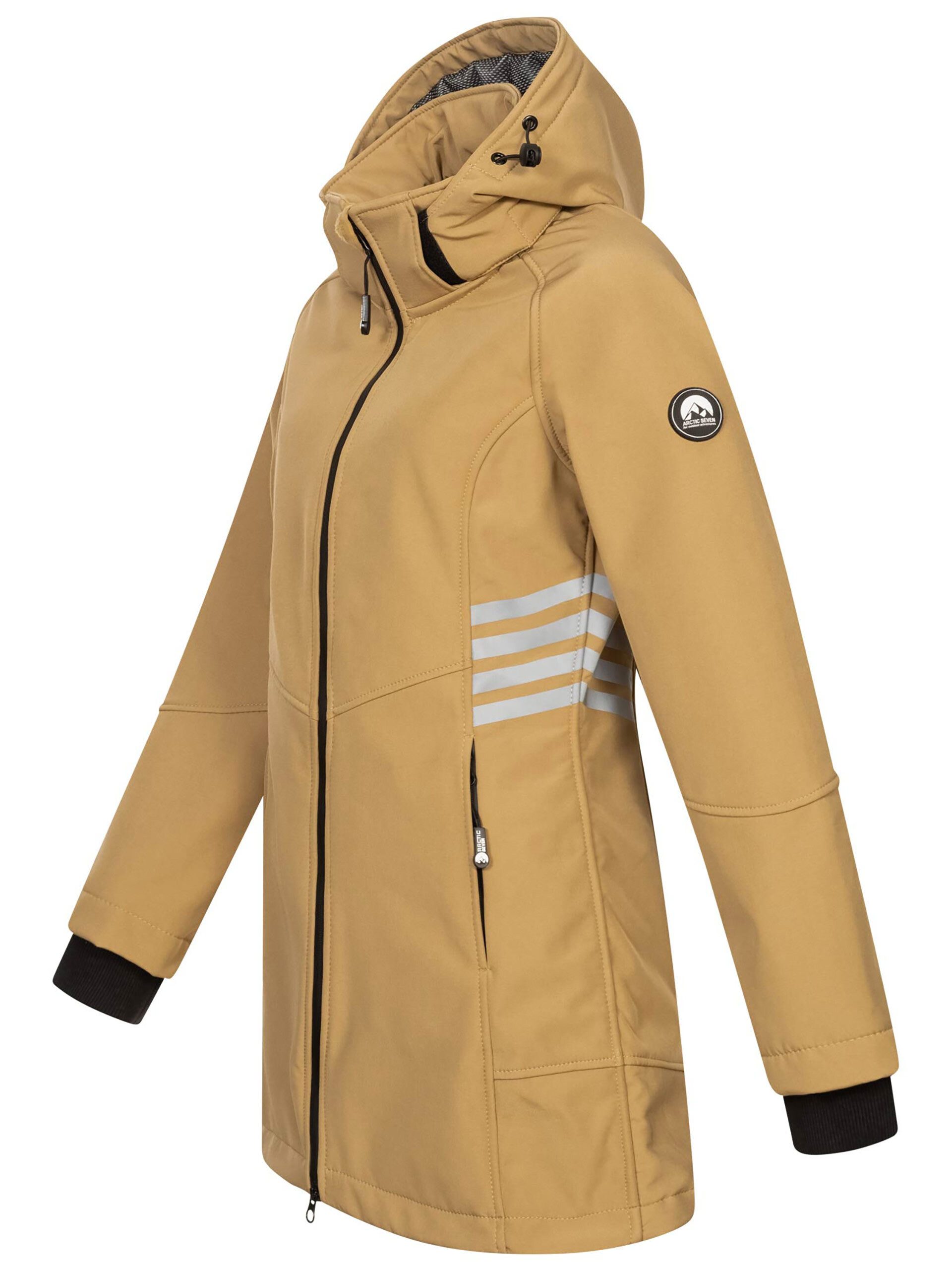 Arctic Seven Softshelljacke ASGiuliana mit abnehmbarer Kapuze