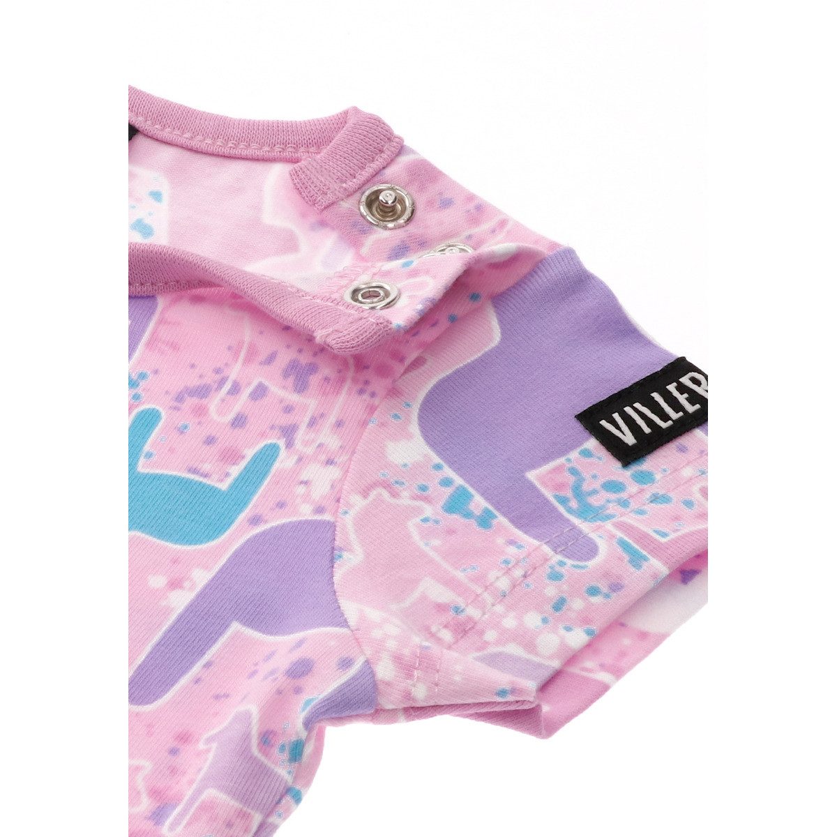 Villervalla Kurzarmbody Dala Mädchen (1-tlg) Babybody mit kurzen Ärmeln, Bodysuit, Babybody, Einteiler, Basic-Body