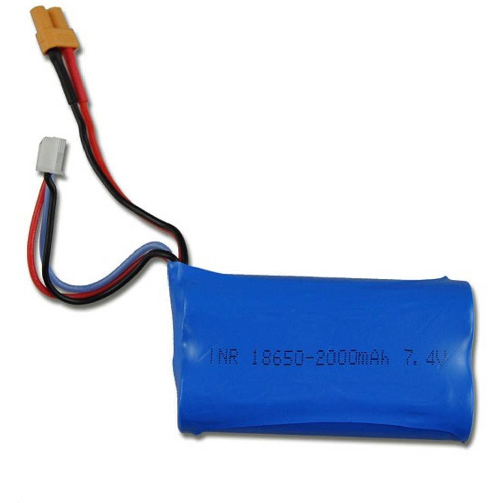 7.4 V LiIon-Akku 2000 mAh für Bagger Akku