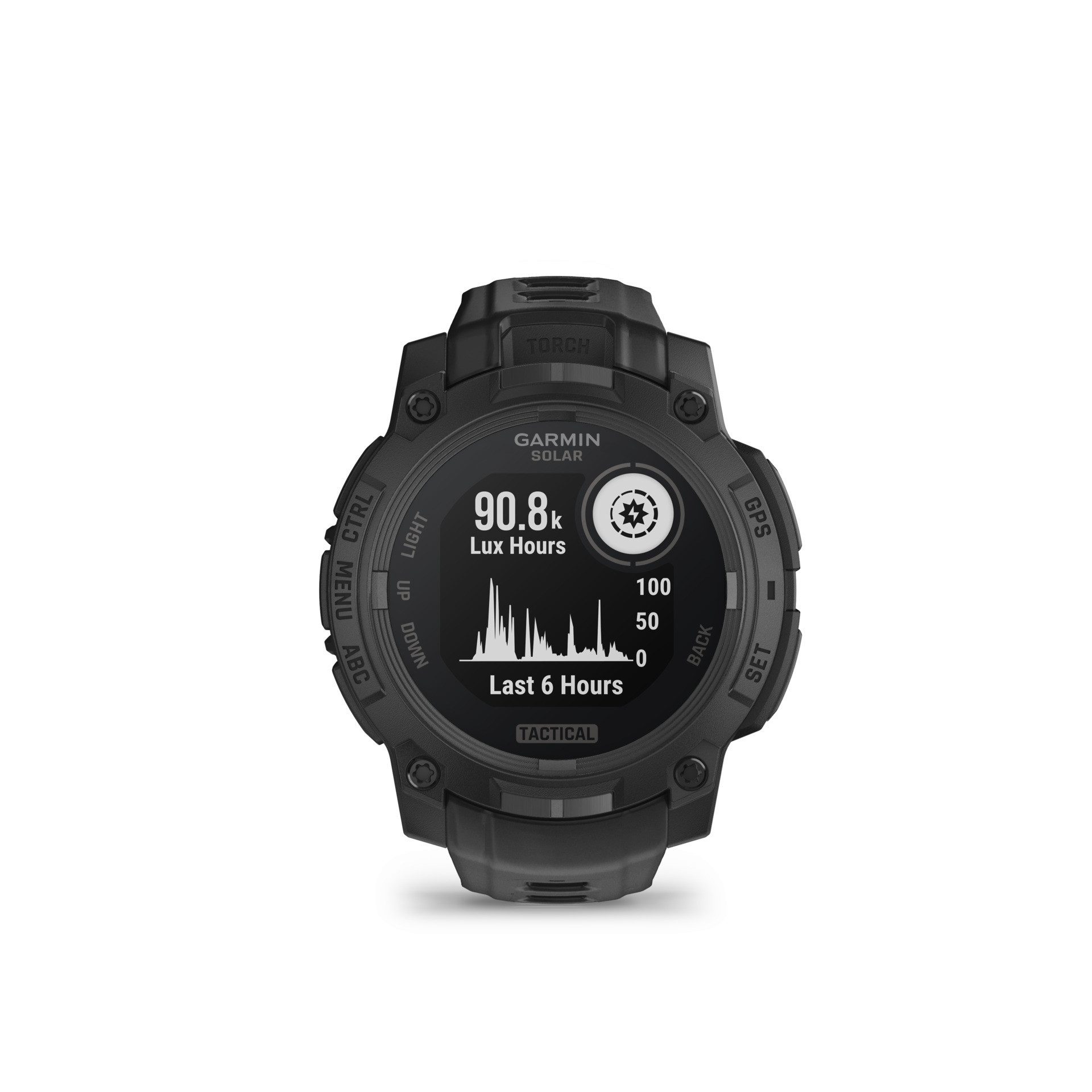 Garmin Instinct 3 Solar Tactical Edition Smartwatch (3 cm/1,2 Zoll, Garmin)