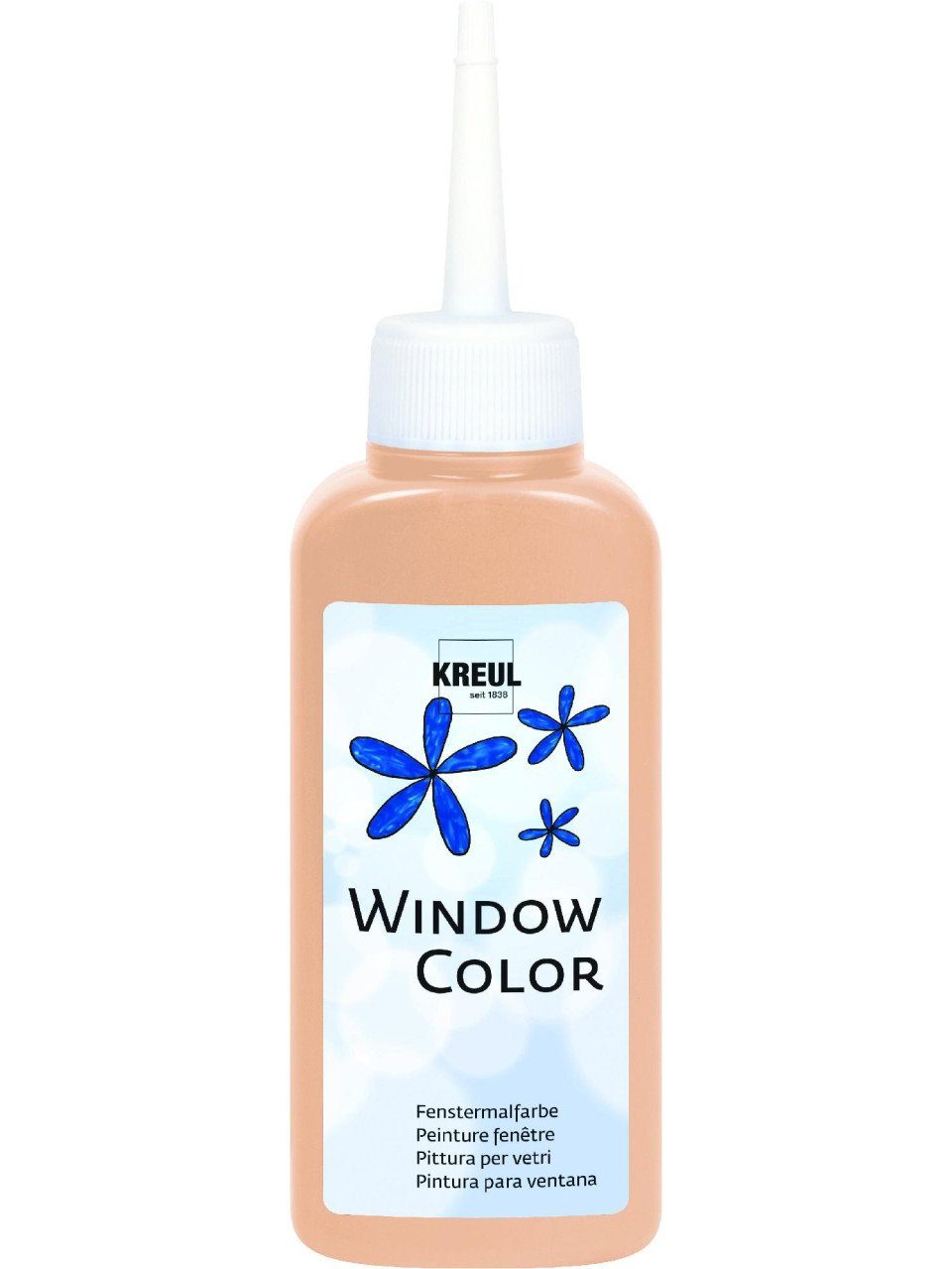 Bastelfarbe Kreul Window Color hautfarbe 80 ml