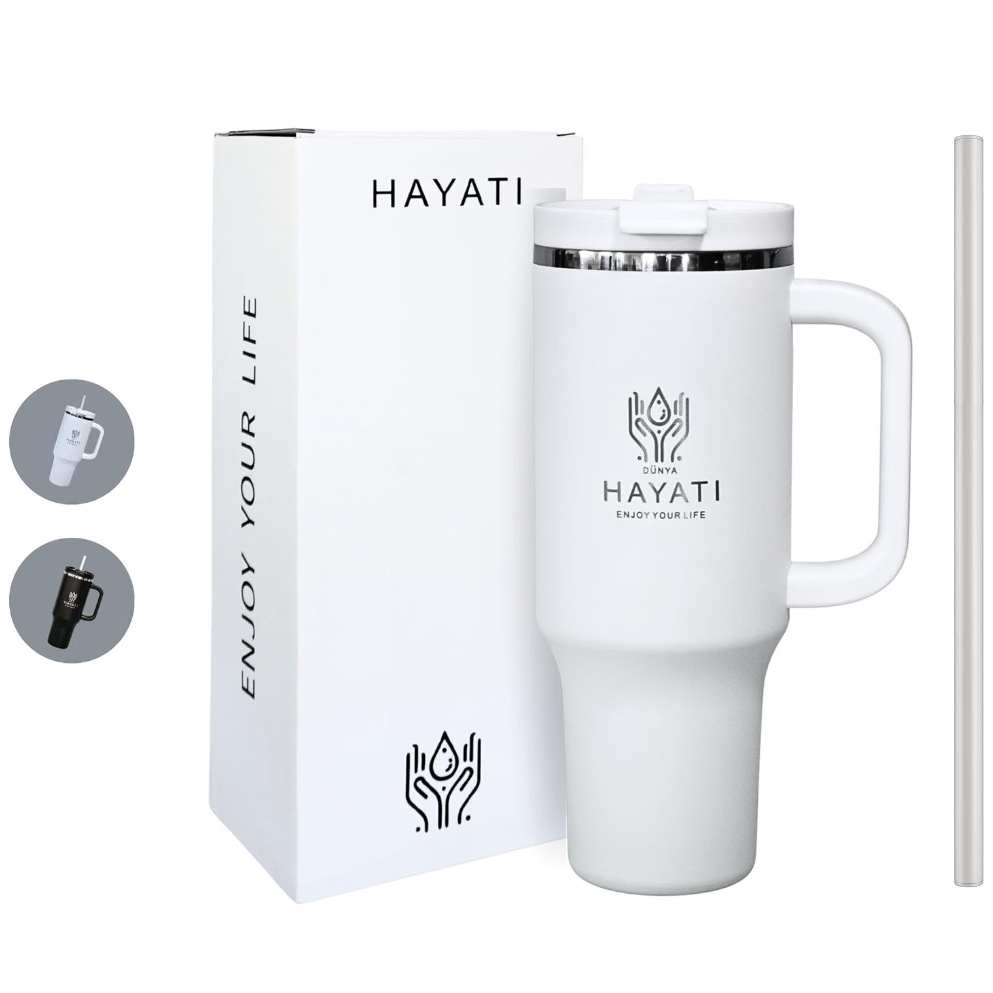 Dünya Hayati Thermobecher Dünya Hayati Thermobecher 1,18 l, Edelstahl, mit Griff