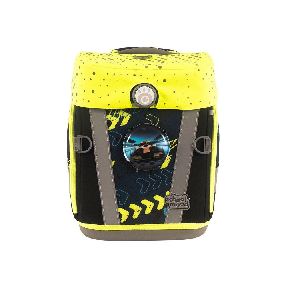SCHOOL-MOOD® Schulranzen NeonCap Hero Air+ Gelb, Schutzkappe Reflektor für Schulranzen Zubehör